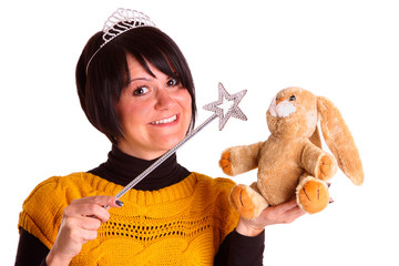 Prinzessin verzaubert Kaninchen