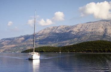 Rejs po Chorwacji. Morski krajobraz Adriatyku. © jacekbieniek