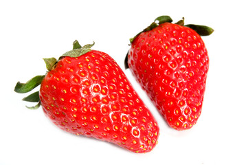 Isolated fruits - Strawberries
