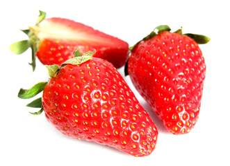 Isolated fruits - Strawberries