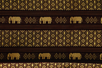 elephant pattern thai style background highly details