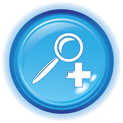 Fototapeta premium SEARCH PLUS ICON