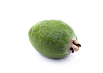 Feijoa Fruit. Isolated, contains clipping path.