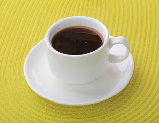 White coffee cup