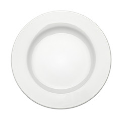 empty white plate kitchen restaurant food
