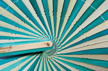 closeup Folding fan background