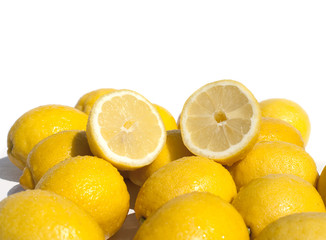 citron coupé en deux