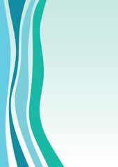 Image of Blue background printed on Printed Glass Splashbacks