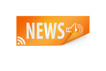 rss news paper sticker