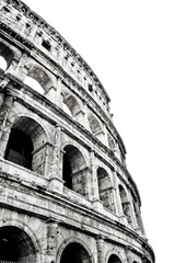 Koloseum w Rzymie. Zdjęcie monochromatyczne - 31685212