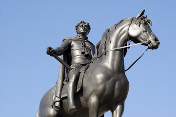 Fototapeta na wymiar King George IV Statue