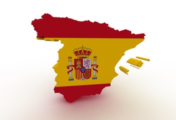 Fototapeta premium spain map