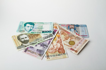 Obraz na płótnie Canvas Armenian Dram, Cash. Currency