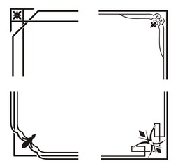 Exquisite Corner Ornamental Designs