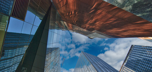 New York City Skyscrapers with Reflections