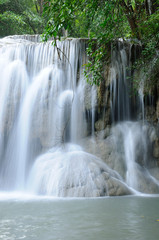 Waterfall in Kanchanaburi, Thailand