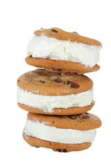 Chocolate Chip Cookie Ice Cream Sandwich