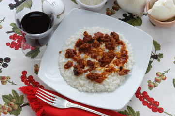 Risotto alla salsiccia