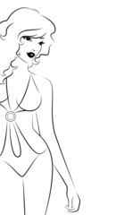 beautiful sexy woman