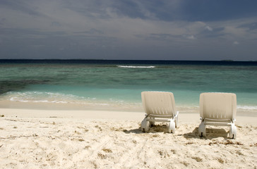 Chairs on the beach