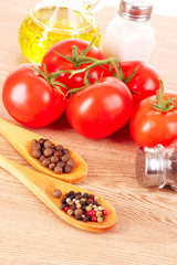 Ingredients and spice for food cooking