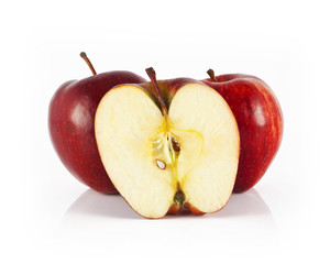 two apple and half apple