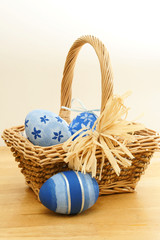 blue easter eggs