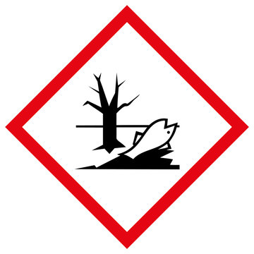 Gefahrzettel Umwelt