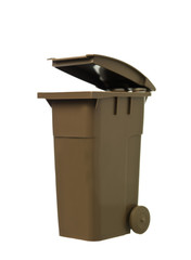 Brown Recycling Bin