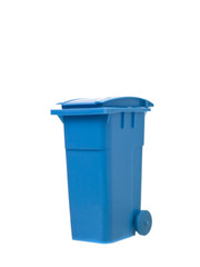 Blue Recycling Bin