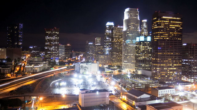 Los Angeles City Night Time-lapse