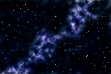 Cloud space nebula