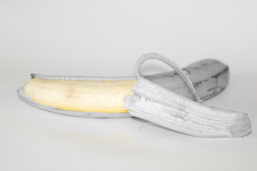 fotomontage banane mit schale