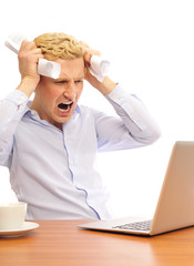 businessman  and problem