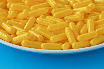 Pills on a plate