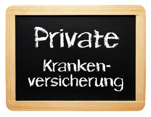 Obraz premium Private Krankenversicherung oder PKV