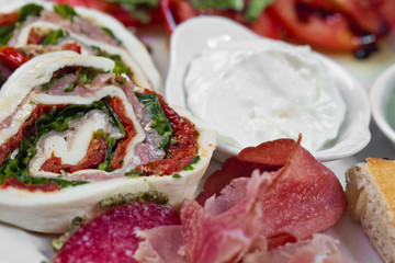 Nahaufnahme von Antipasti
