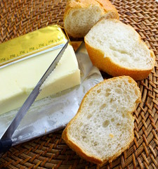 tartines de pain et beurre