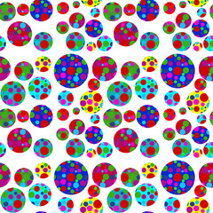 Dotted Dots Seamless Pattern