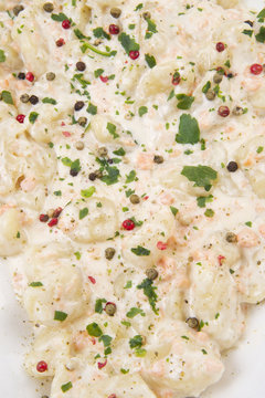 Gnocchi al salmone