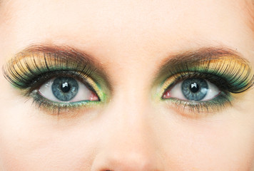 Fototapeta premium Fashion eye, long eyelashes and beautiful eye.