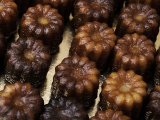 traditional bordeaux canele cakes in france