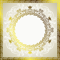 Abstract luxury frame