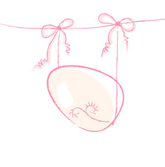 pink egg