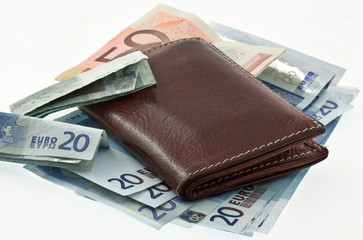 billets et étui porte cartes