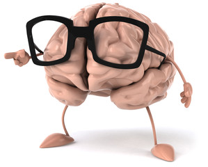 Cerveau et lunettes