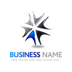 Obraz premium logo hitech, tecnologico