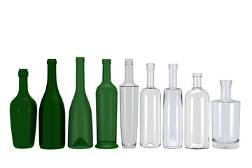 defferent bottles