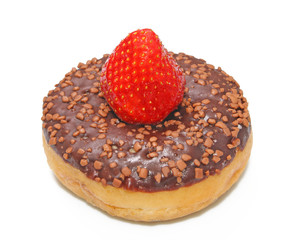 Donut chocolat fraise