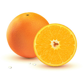 Fresh juicy oranges